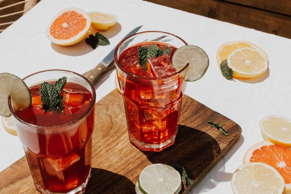 Craft cocktails with fresh ingredients