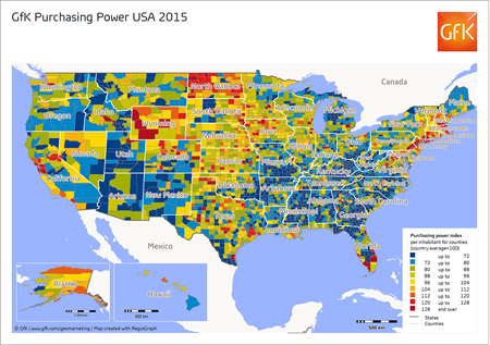 Inline image 1 for Map of the month: Purchasing power USA