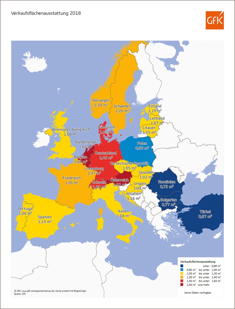 Hero-Bild zu Bild des Monats: Verkaufsflächenausstattung, Europa 2018