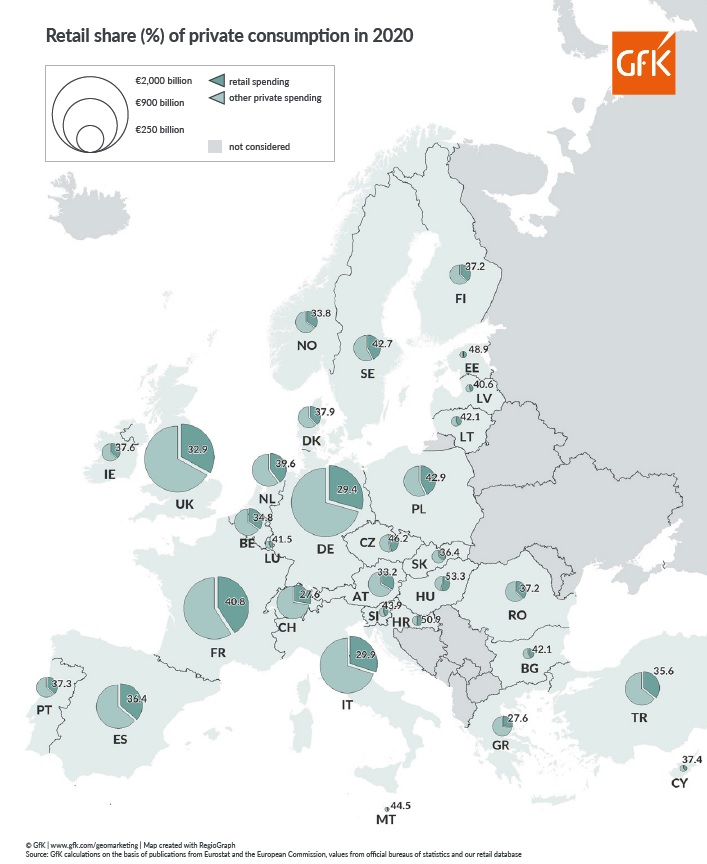 Image intégrée 2 pour Activité Distribution non-alimentaire en Europe en 2021