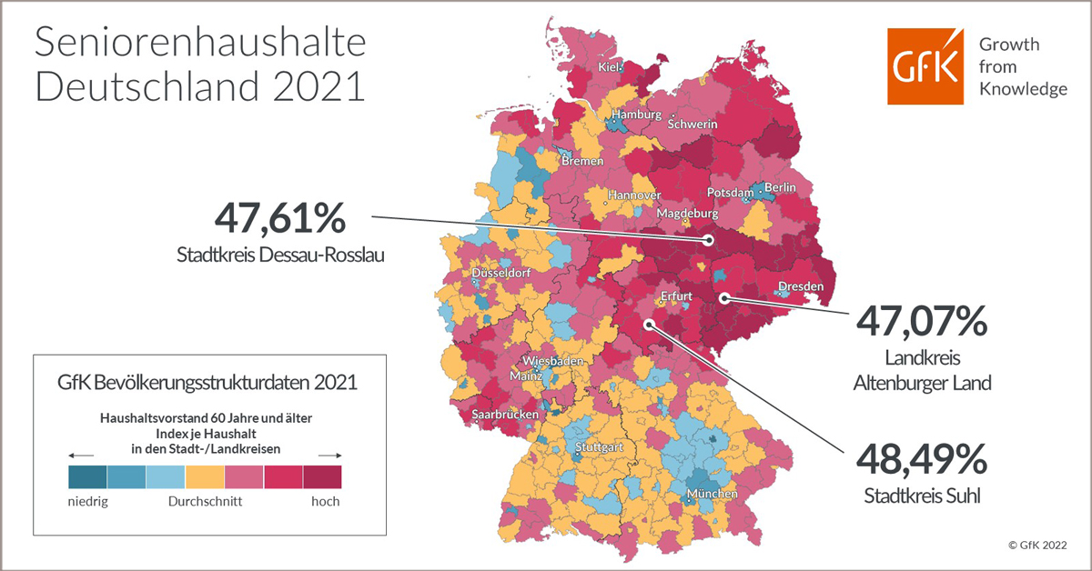 Bild im Inhalt 2 zu Bild des Monats: Seniorenhaushalte, Deutschland 2021