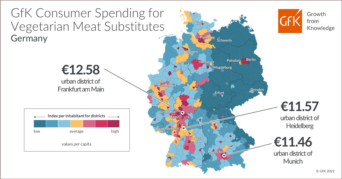 Inline image 2 for Map of the Month: GfK Consumer Spending for Vegetarian Meat Substitutes