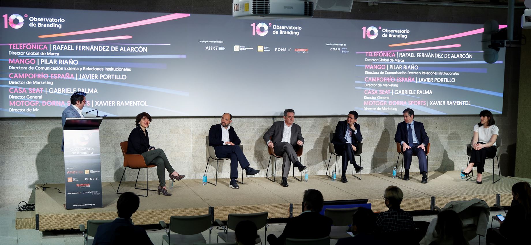 Mesa redonda con Telef&oacute;nica, Mango, Casa Seat, Campofr&iacute;o Espa&ntilde;a y MotoGP-Dorna Sports | Observatorio de Branding 2022