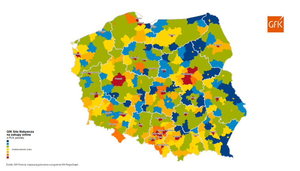Hero image for Zakupy online – lokalne różnice w wydatkach | GfK