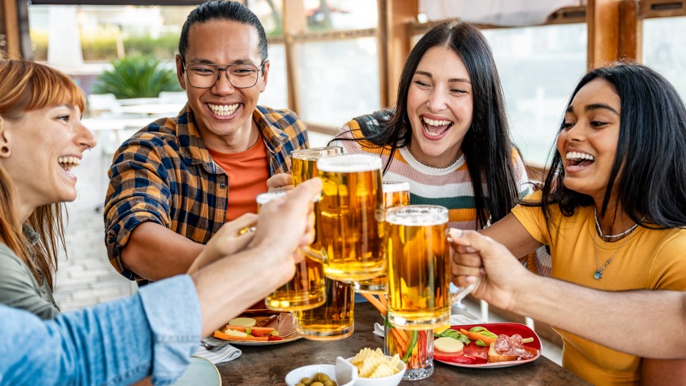 Hero image for Sunshine and St Patrick help drinks sales spring back to life