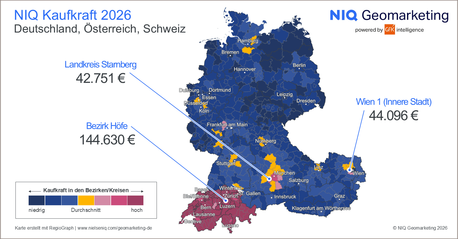 Bild im Inhalt 2 zu Bild des Monats: NIQ Kaufkraft, Deutschland, &Ouml;sterreich, Schweiz 2026